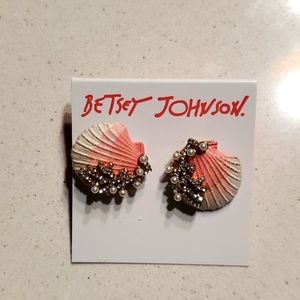 Betsey Johnson Shell Earrings